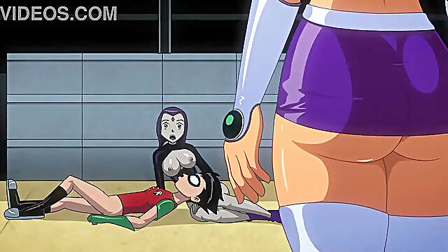 Teen Titans Robin cheats on Starfire with Raven