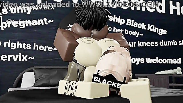 Black BBC takes blonde fangirl in condo