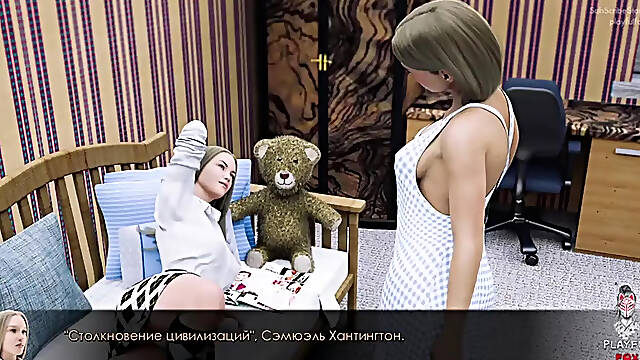 Playful fox milf squirts jizz on a bottle during sexy gameplay