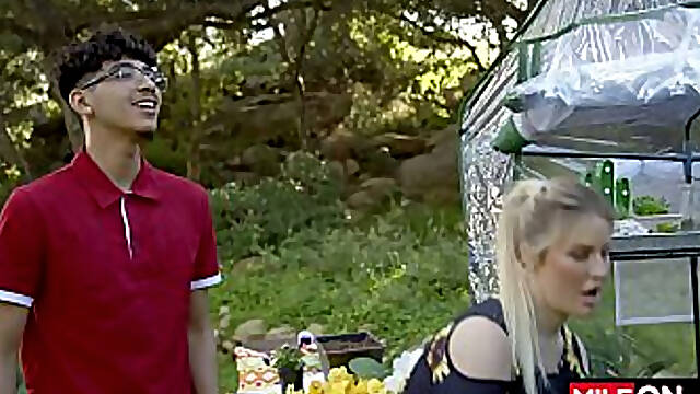 MILFON.com presents: Sexy MILF Jenna Starr & Diego Perez in Cum In My Greenhouse