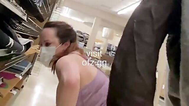 Public BBC flasher exposes himself to milfs