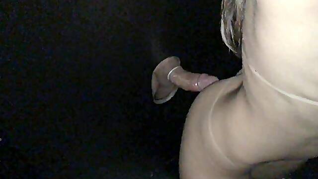 Hotwife cheats on husband at the glory hole