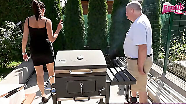German amateur milf with big tits fuck old man grandpa