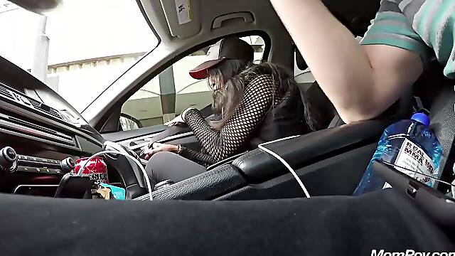 Fucking a sexy homeless black momma POV