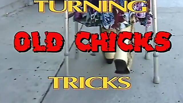 Old Chicks Turning Tricks #1 With Dave Hardman, Jeanette Spangler And Kitty Foxx