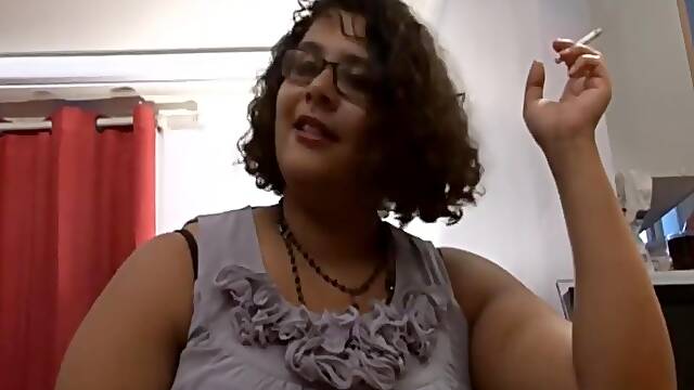 Beautiful big woman (BBW) fucking hard DP in interview 2
