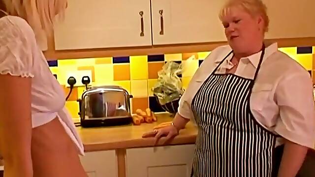 Huge BBW Pleasured By Nubile Young Blond