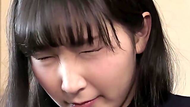 Japanese women Sara Itou and Yurika Takashi lesbian seduction tongue kissing