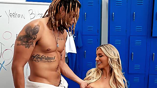 Cheerleader Kayley & BBC