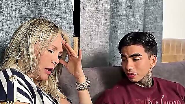 My stepsons virgin, forbidden cock is my guilty pleasure - Monique Fuentes & Christian Chaux