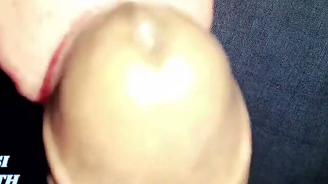 Indian Tamil housewife plowing come in mouth