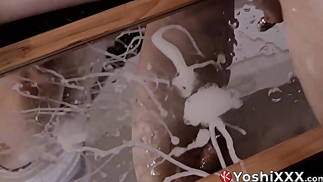Yoshi Kawasaki shaves jock before fisting and piss drinking
