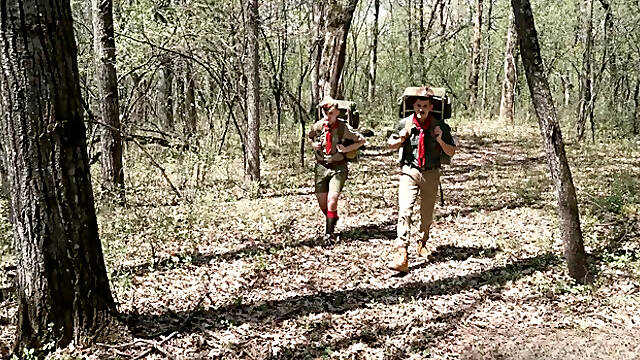 Scoutboys: Wheelers Young Adonis in Training