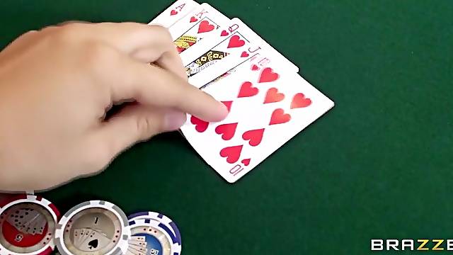 Jada Stevens ass is poker prize and a winner fucks it