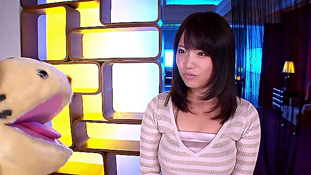 Dashing Japanese teen with a hot ass getting her hairy pussy hammered hardcore