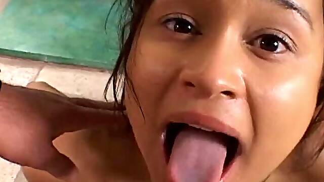 Stunning Exotic Beauty Sabina Star Sucking a Cock with Expertise