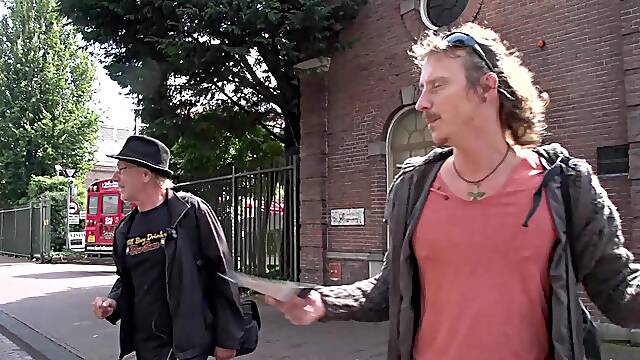 French guy lets another guy pay for his hooker and watch
