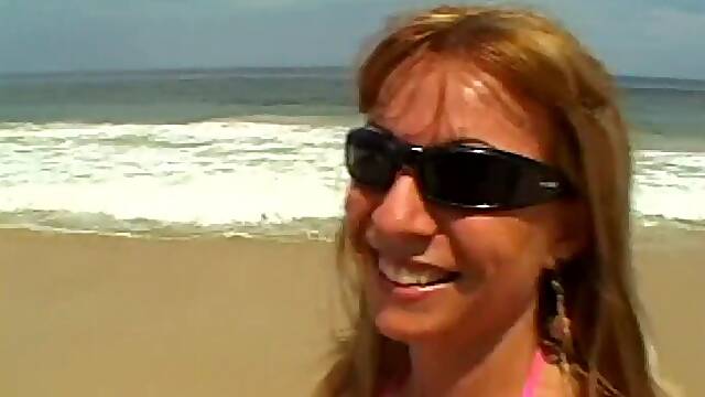 Picking up a blonde bitch at the beach and ravaging her
