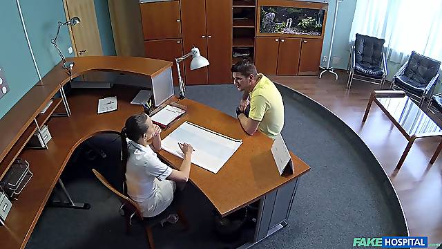 Doctor Mea Melone gives her patient a treatment he will not forget