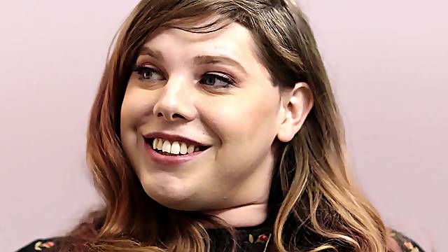 Chubby shemale Chelsea Poe with small dick fucked in ass and mouth