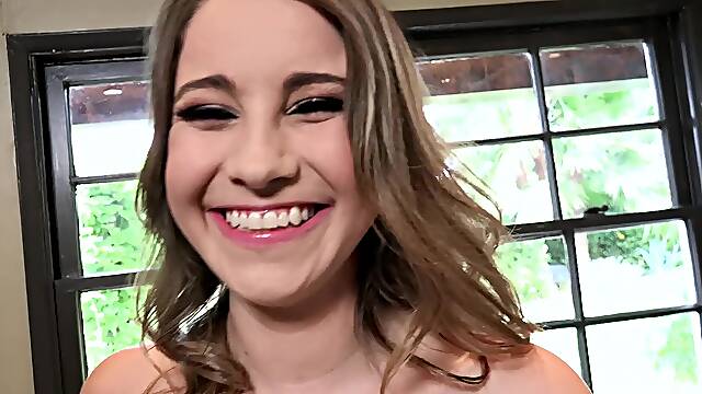 Teen Kinsley Edens Anal Birthday Gift