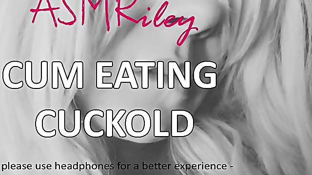 EroticAudio - Cum Eating Cuckold, Group-Sex, double penetration, CEI