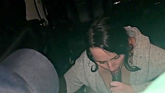 Spouse invites bbc to creampie his wife in his van public cuckold hotwife