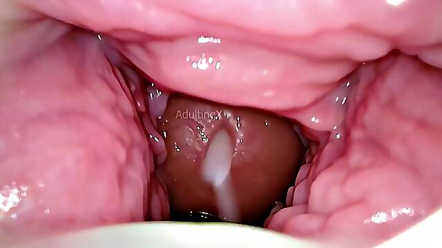 Cum Inside Me Over and Over! Camera inside Twat Creampie Cervix POV
