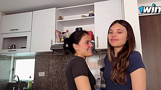 I'm my ally's spouse's lover, so I comfort her with lesbo sex.