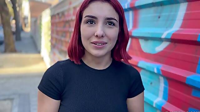 PutaLocura - Torbe convinces breasty redhead model Judiyu in Caught