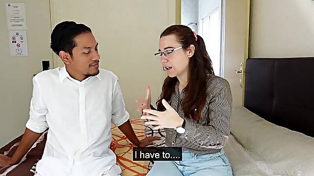 Geltrudes is shy but that babe need SEX Just Now!