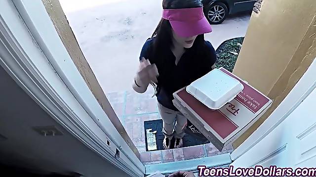 Real delivery teen goo