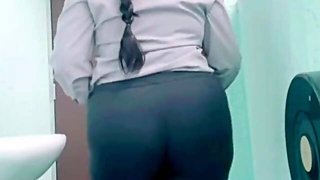 MEXICAN SECRETARY LARGE BOOTY LARGE BOOTY LARGE BOOTY LATIN CHICK WITH GIANT ASS TAKES OFF ALL HER GARMENTS AND OPENS HER BACKDOOR AND TOUCHES HER PUSSY