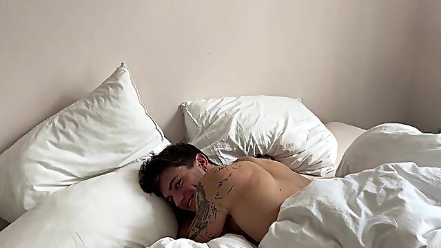 I fastened him up, used him until I came and made him lick his load