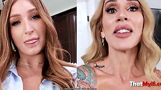 MILFS BFF Taught Her To Squirt & Her Stepson Walked In Scandalous