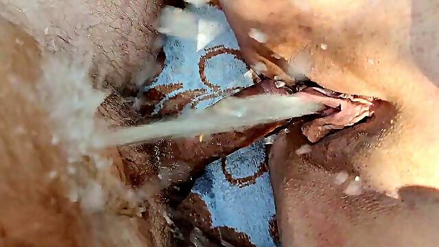 Astonishing Wild and Strong Squirting - Real Female Climax by AngelStefani Compilation