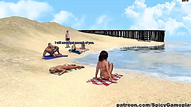 Adventures Of Willy D: Wife Cheats On Her Spouse With Their Neighbour On The Beach – Ep28