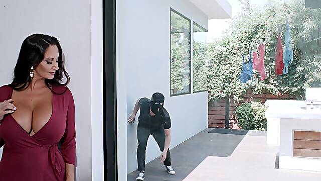 Alluring mature craves young robber's cock and demands the full pack
