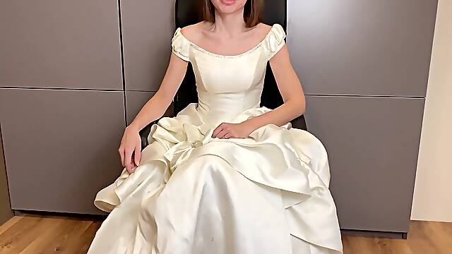 Steamy bride for hotwife husband!