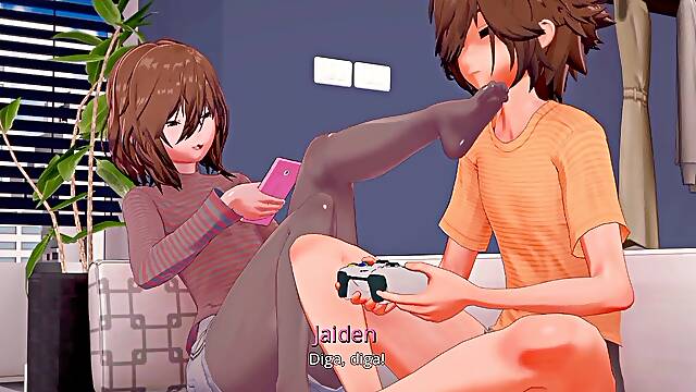 Contorted World #28: My femboy stepsister makes me jizm in her big booty