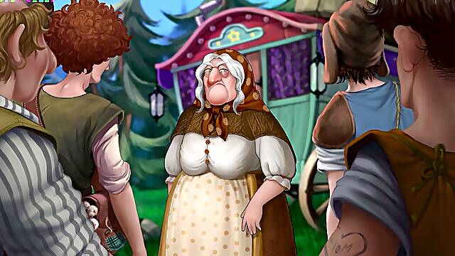 What a veteran! v0.six - (MagicNuts) - orgy on the magical woods, hot gipsy gets creampied (4)