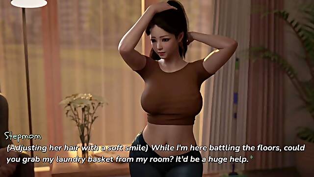 Unexpected Moments: A youthfull guys Life with His Stepmom and Stepsister.