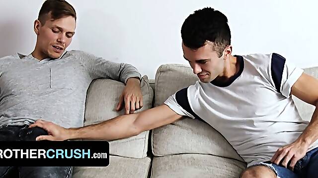 Curious Teen William Sawyer Gets Horny And Offers His Tight Virgin fuckhole To Step step-brother - BrotherCrush