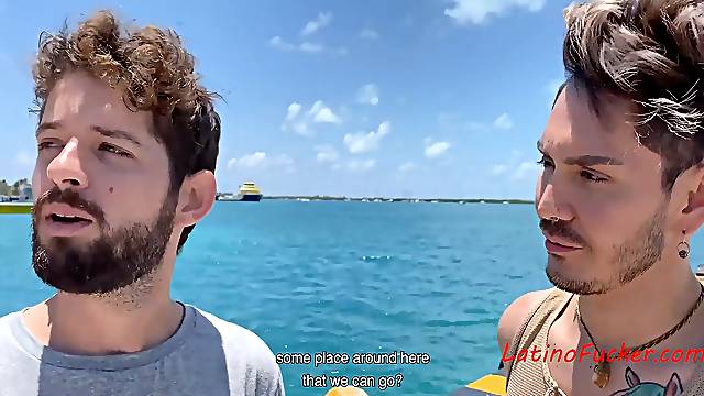 Super-hot Latino faggot orgy On Beach- Rob Silva, Ken