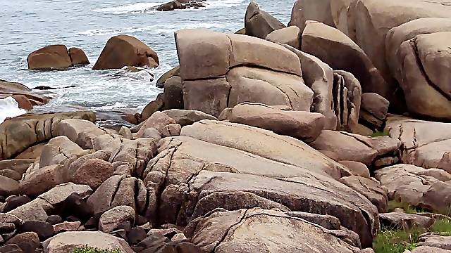 Naturist Beach - Dan getting nude