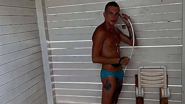 A STRANGER CAME TO ME IN A CABIN ON THE BEACH AND fucked THERE