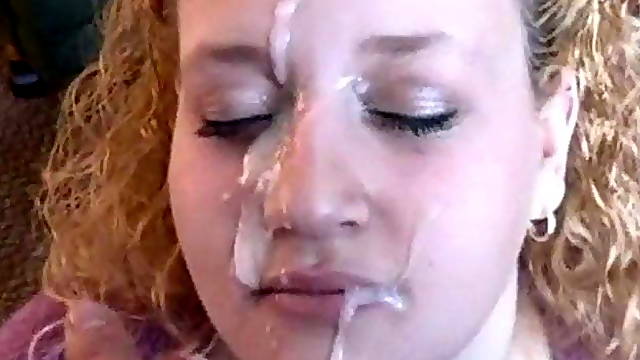 Bbw face cum