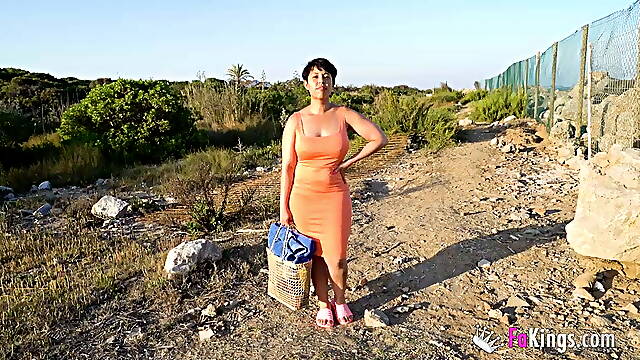 Korin at the nudist beach: Seducing stranger and fucking 'em for us!