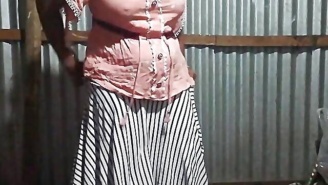 First time Village husband wife