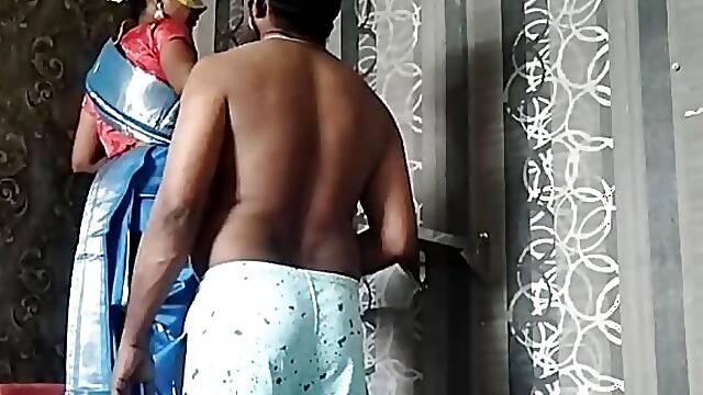 Tamil lady boss with labour 1